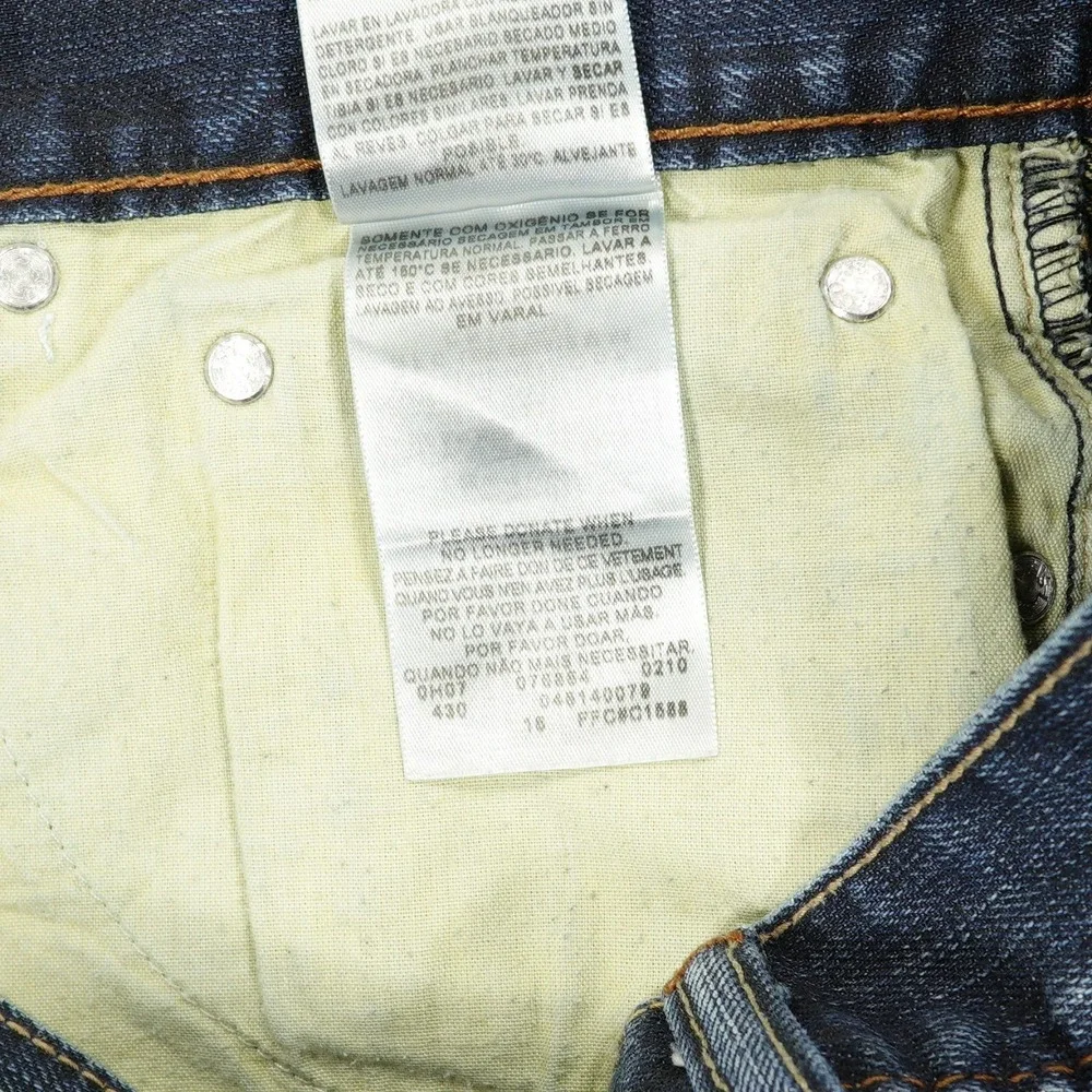 Levis 514 Jeans Men‎ 34x34 Blue Regular Straight Dark Wash